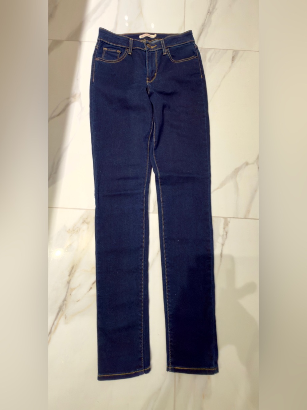 LEVI’S 721 JEANS DARK BLUE HIGH RISE SKINNY WOMEN